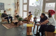 IT auf dem Berg (v.l.n.r.): Lukas Kunert, Felicitas Oszwald, Jonas von der Gathen, Sarah Berres und Daria Urman.