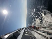 Auf See Richtung Bremerhaven.