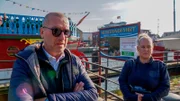 Haben ihren Heimathafen gefunden: Schiffsführer Heiko Bartling und Bootsfrau Juliane Cords.