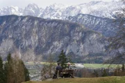Martin Frank (links) und Werner Schmidbauer auf dem Nußlberg (884 m).