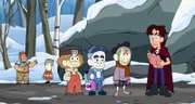 v.li.: Elder Barry, J.P., Handlebarb, George, Roger, Elder Mark
