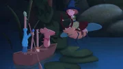 Jetzt fehlen für die Bootsfahrt bei Vollmond nur noch Lea und Luis.