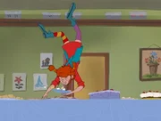 "Pippi Langstrumpf - Die Zeichentrickserie", "Der hohe Besuch." Der Schulrat hat sich zu einem Besuch in der Schule angesagt. Alle hoffen, dass er einen Preis für die Projektarbeit "Die grünen Wale" vergeben wird. Doch der gestrenge Herr denkt gar nicht daran.