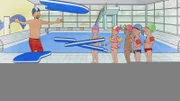 Ohne Schwimmflügel im tiefen Wasser zu schwimmen, ist Connis Ziel. Im Schwimmkurs lernt Conni, wie man sich am besten über Wasser hält.