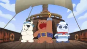 L-R: Baby Ice Bear, Baby Grizz, Baby Panda