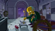 Es fällt Mr. Burns (r.) schwer, ohne Luxus zu leben und sich damit abzufinden, dass er bankrott ist. Zum Glück hat er mit Homer (l.) einen guten Freund an seiner Seite, der ihm hilft ...