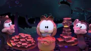 Ein kleiner Snack in der Savanne für Garfield.