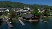 Bootshaus am Traunsee.