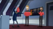 Commander Jack Ransom (m.) und Captain Carol Freeman (r.)