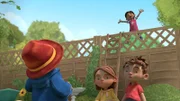 l-r: Paddington, Judy Brown, Jonathan Brown, Toq