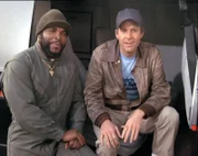 B.A. (Mr. T, li.) und Murdock (Dwight Schultz)