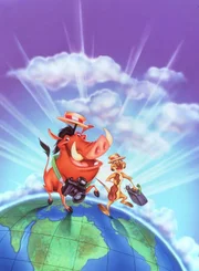 "Disneys Abenteuer mit Timon & Pumbaa", "Timon & Pumbaa als Gladiatoren / Ein Kampf auf Recht und Freizeit." Timon & Pumbaa als GladiatorenEigentlich wollten Timon und Pumbaa nach Las Vegas. Gelandet sind sie mitten im antiken Rom. Als Gladiatoren treffen sie in der Arena des Circus maximus glücklicherweise auf einen alten Bekannten, den Löwen Simba.Ein Kampf für Recht und FreizeitTimon und Pumbaa besuchen einen Vergnügungspark. Leider legt sich Timon dort mit dem Sohn des Besitzers, einem kleinen Biber, an, womit er sich und Pumbaa in größte Schwierigkeiten bringt.