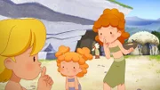 Tara, Kori und Tib überlisten Aron, um eine heilende Tinktur für den verletzten Tumtum zu besorgen.