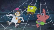 v.li.: Sandy, SpongeBob, Patrick