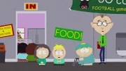 Butters (2.v.l.), Eric (2.v.r.), Mr. Mackey (r.)