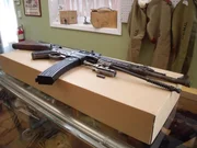 A World War II gun.