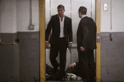 L-R: John Reese (Jim Caviziel) und Harold Finch (Michael Emerson)