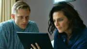 L-R: Nick Durand (Patrick Heusinger), Emily Byrne (Stana Katic)
