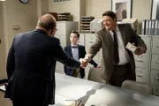 (v.l.n.r.) Malcolm Green (Rob Brownstein); Sheldon Cooper (Iain Armitage); George Cooper sen. (Lance Barber)
