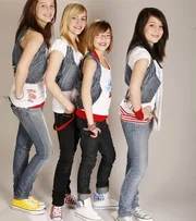 Die Tanzalarm-Kids v.li.: Kinga, Patrizia, Lara und Rachel.