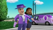 L-R: Helga Humdinger, Mayor Goodway