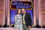 Die Kandidat:innen dieser Sendung: Schauspielerin Barbara Prakopenka (l.) und der Schauspieler Adnan Maral (r.).