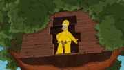 Als die Kinder im Kamp Krustier untergebracht sind, hat Homer (Foto) vor allem eines vor: Endlich mal wieder eine heiße Nacht mit seiner Frau Marge verbringen ...