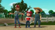 L-R: Farmer Al, Ryder, Farmer Yumi