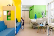 Patientenzimmer in der neuen Kinder- und Jugendklinik Freiburg