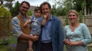 V.l.: Josh, Noah, Monty Don, Emma