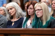 l-r:  Sophie Broussard (Juliette Binoche), Margaret Ratliff (Sophie Turner), Martha Ratliff (Odessa Young)