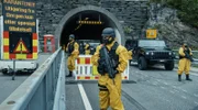 Der norwegische Grenzschutz sichert den totalen Lockdown.