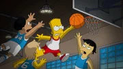 Beim Spiel schafft Bart (2.v.l.) es, alle auf die Folter zu spannen. Wird ihm sein Talent zum Sieg helfen?