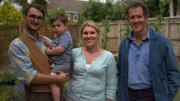 V.l.: Josh, Noah, Emma, Monty Don