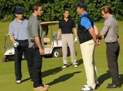 Alex O'Loughlin (Steve McGarrett), Scott Caan (Danny 'Danno' Williams).