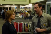 (L-R) Kathryn Erbe, Brennen Brown (Jerry Rivers)
