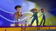 L-R: Luke Stars, Rubble, Farmer Yumi, Farmer Al