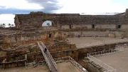 Im Amphitheater fanden die Gladiatorenkämpfe vor 12.000 Zuschauern statt.