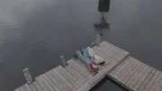 Wie früher: Lukas (Lukas Brandl) und Luise (Lary Müller) haben ein befreiendes Gespräch auf ihrem Steg. Wird Lukas mit ihr zurückkommen?