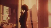 Illustration einer Frau mit einem Baby