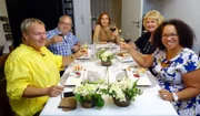 V.l.: Andreas, Karl, Gastgeberin Katharina, Karin und Katharina