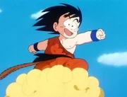 Son-Goku ist auf dem Weg zur Insel, wo seine Freunde sind. Dort soll sich auch sein Mšnchsstab aufhalten...