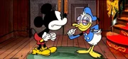 l-r: Mickey, Donald