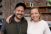 Sie sind Gegner im Duell, trotzdem ist die Laune prächtig: Timo Hiebsch und Zora Klipp.