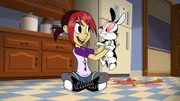 L-R: Mina Monroe, Bunnicula