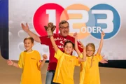 Das Rateteam aus Wels/Österreich mit Elton.