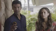Adam Noshimuri (Ian Anthony Dale, l.); Tani Rey (Meaghan Rath, r.)
