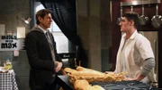 Eine Geschäftspartnerin des bekannten Sternekochs Max Goodwin (Eric Balfour, r.) wurde ermordet. Detective Zach Nichols (Jeff Goldblum) nimmt die Ermittlungen auf.