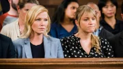 l-r Jenna Miller(Brit Morgan,l),Detective Amanda Rollins(Kelli Giddish,r)