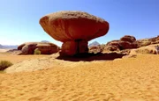 Pilzfelsen im Wadi Rum.